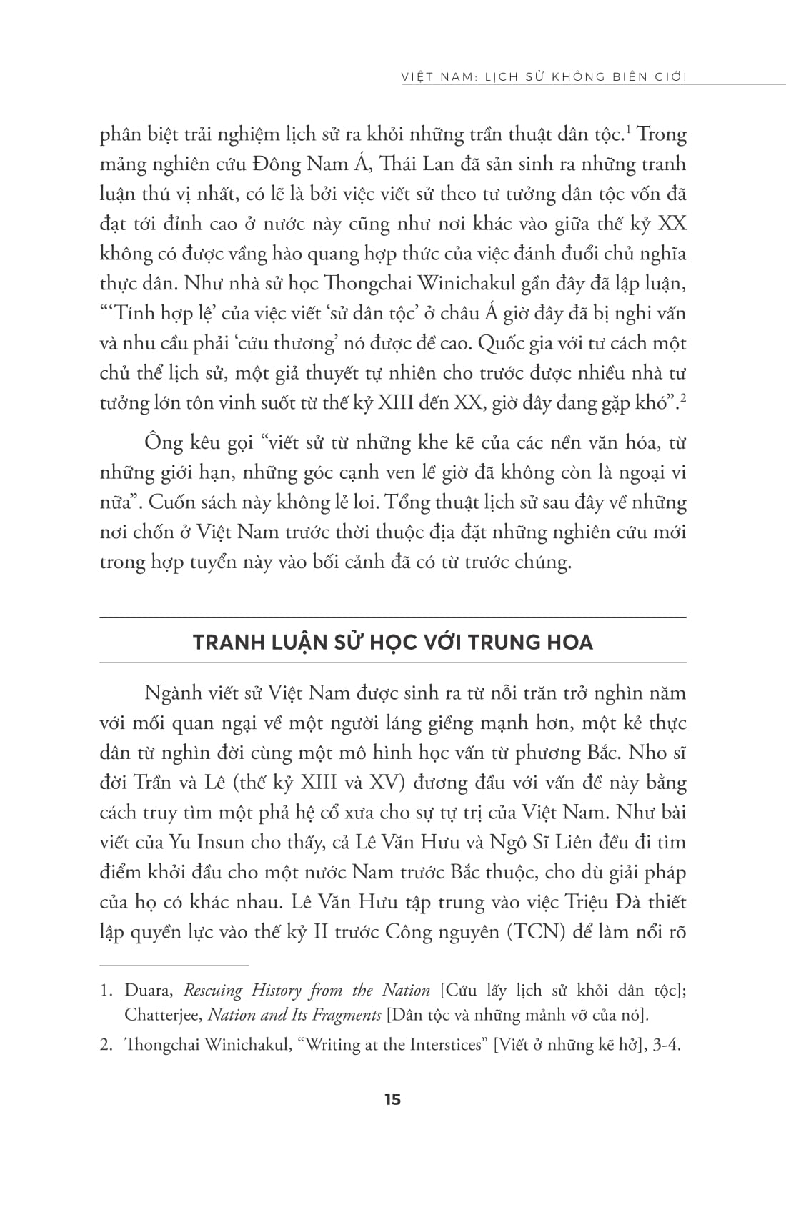 việt nam - lịch sử không biên giới