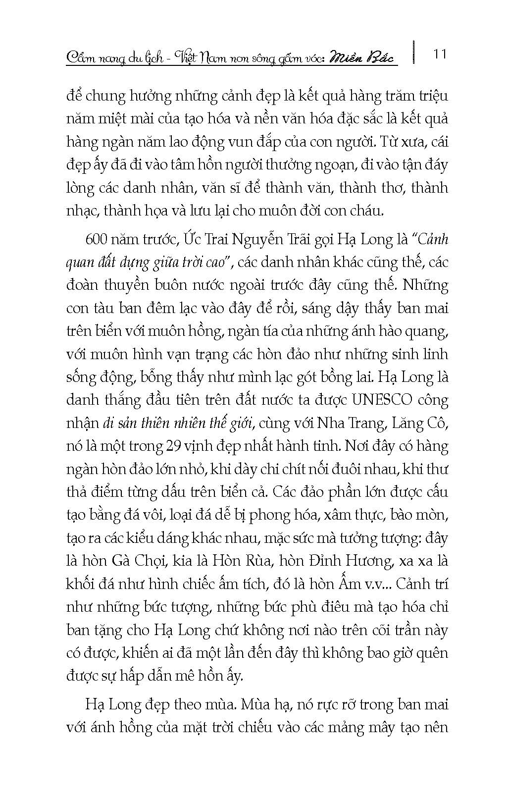 Việt Nam Non Sông Gấm Vóc - Miền Bắc