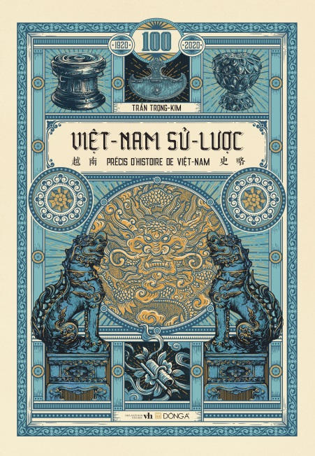 việt nam sử lược (ấn bản kỉ niệm 100 năm) - tặng kèm bản đồ + bookmark + bộ postcard 8 tấm