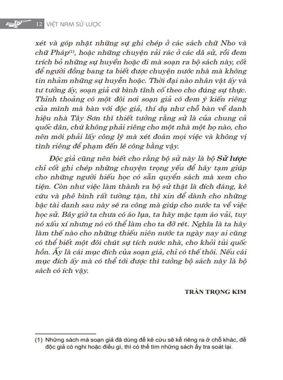 việt nam sử lược (bìa cứng) (tái bản 2022)