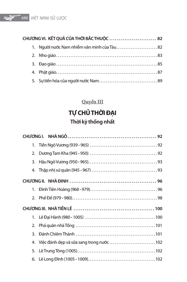 Viet Nam Su Luoc - Bia Cung (Tai Ban 2025)