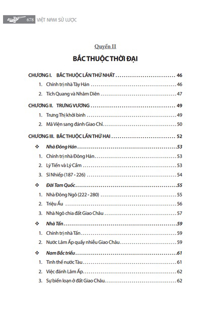 việt nam sử lược (tái bản)
