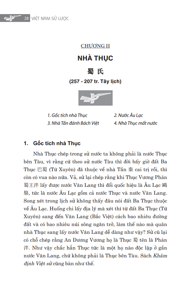 việt nam sử lược (tái bản)