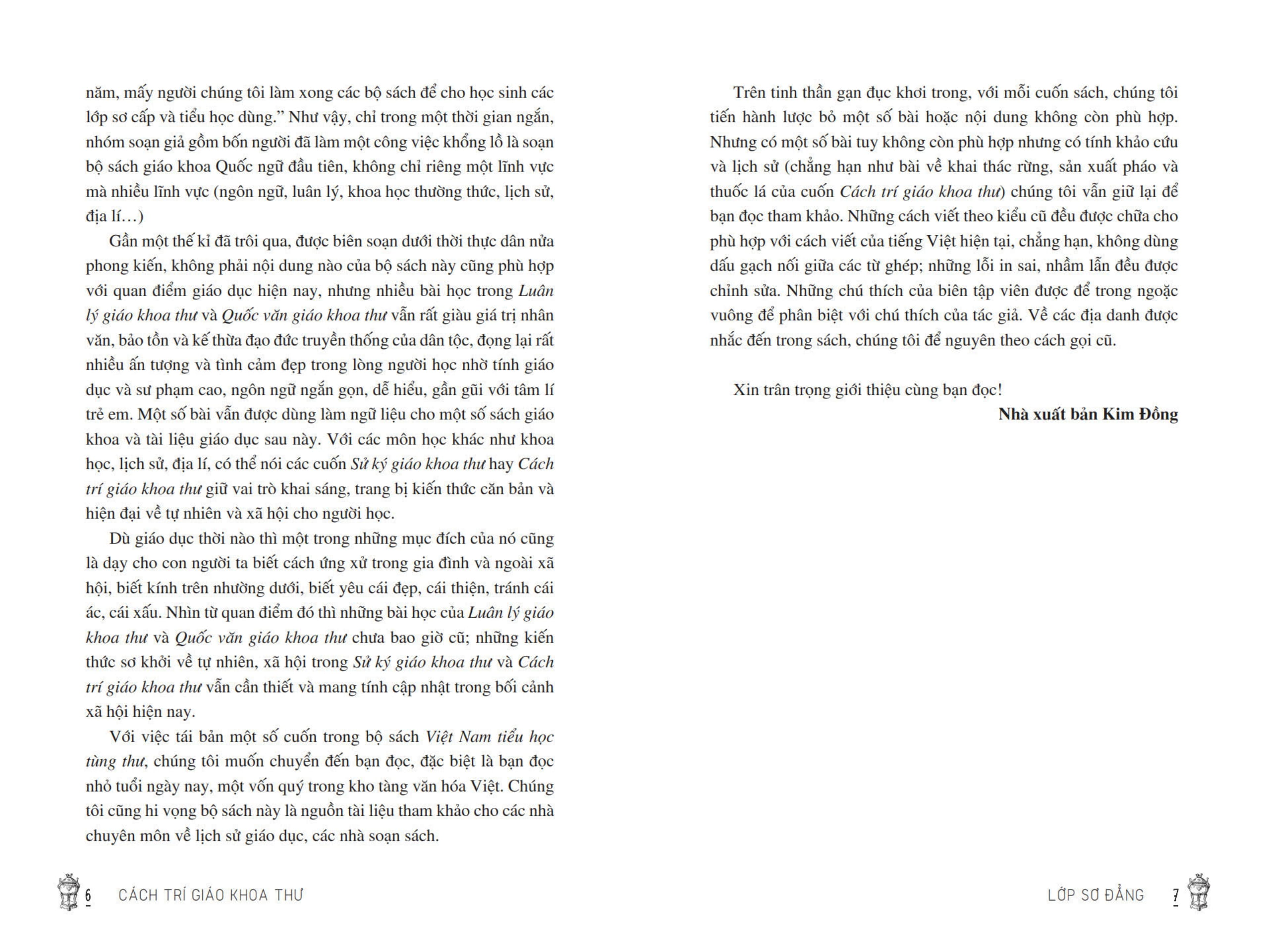 Viet Nam Tieu Hoc Tung Thu - Cach Tri Giao Khoa Thu (Tai Ban 2025)