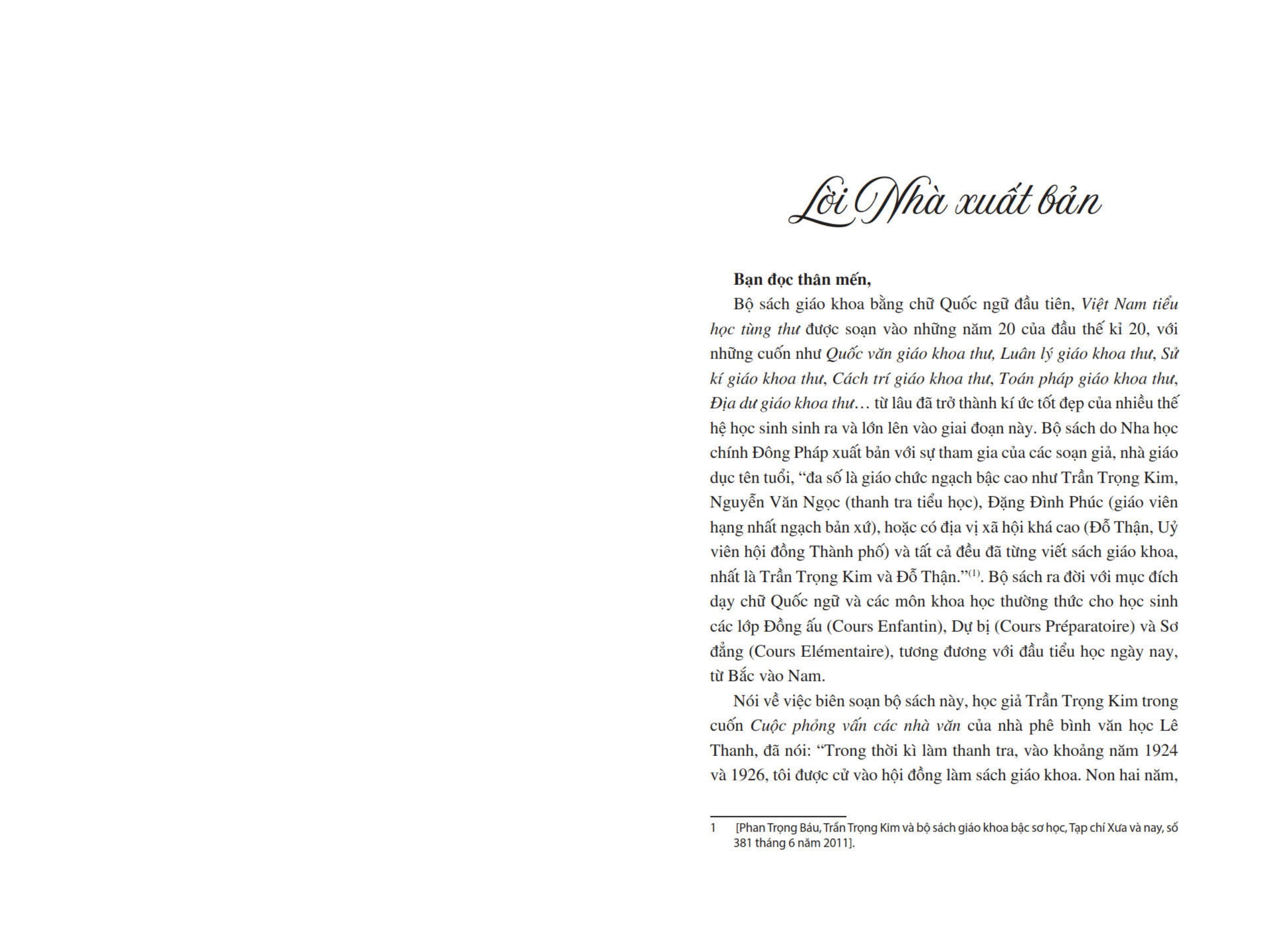 Viet Nam Tieu Hoc Tung Thu - Luan Ly Giao Khoa Thu (Tai Ban 2025)