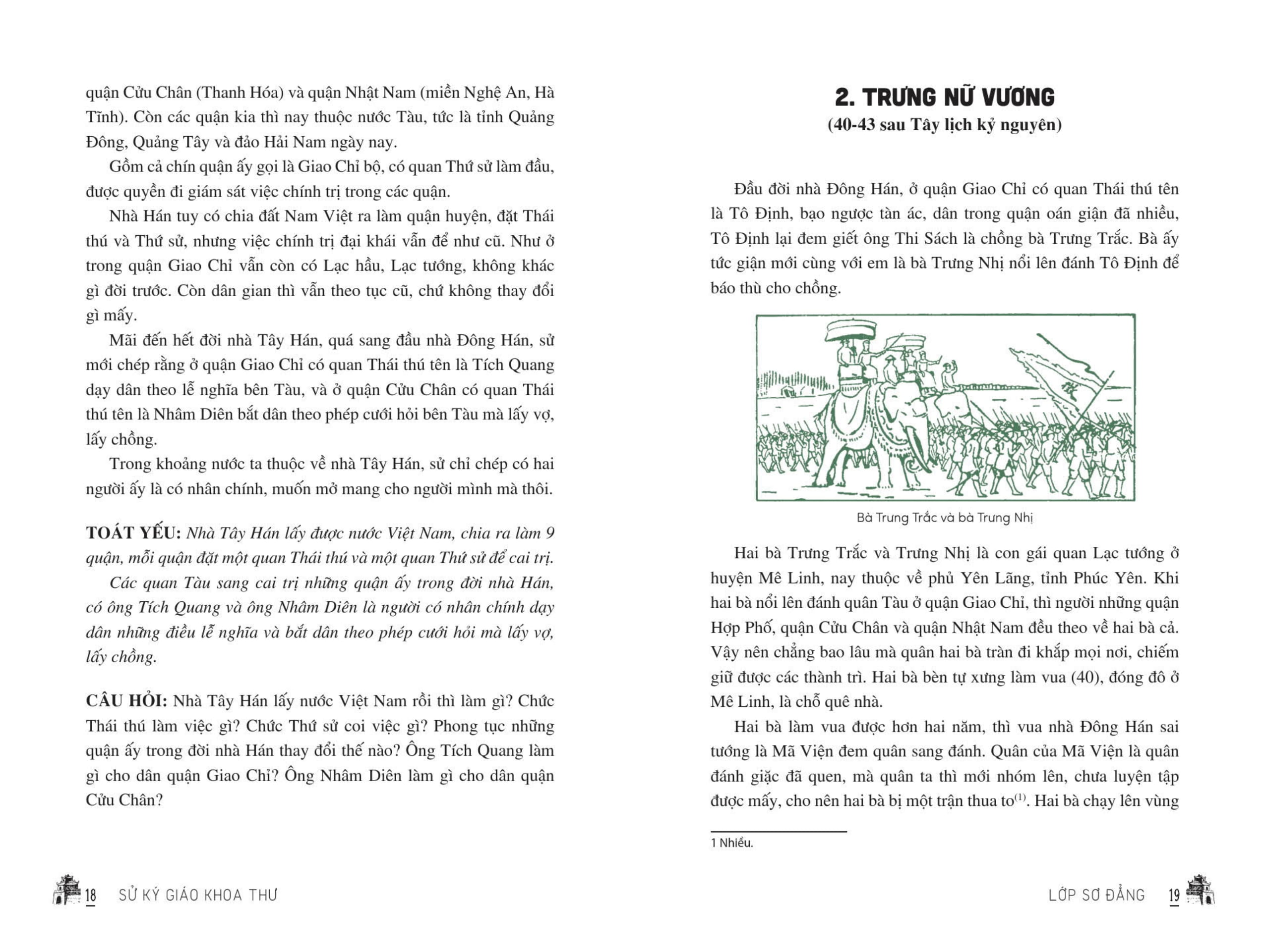 Viet Nam Tieu Hoc Tung Thu - Su Ky Giao Khoa Thu (Tai Ban 2025)