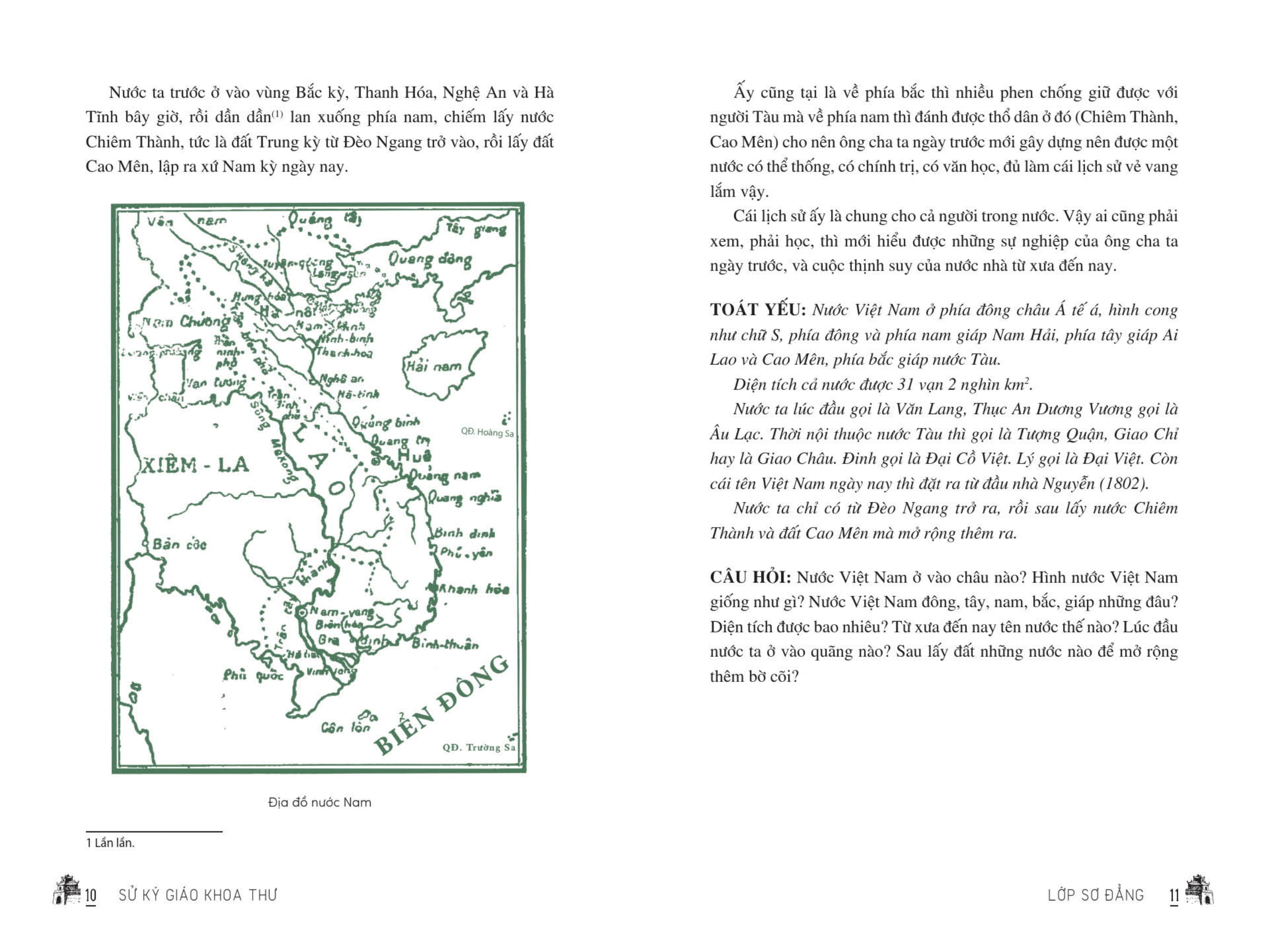 Viet Nam Tieu Hoc Tung Thu - Su Ky Giao Khoa Thu (Tai Ban 2025)