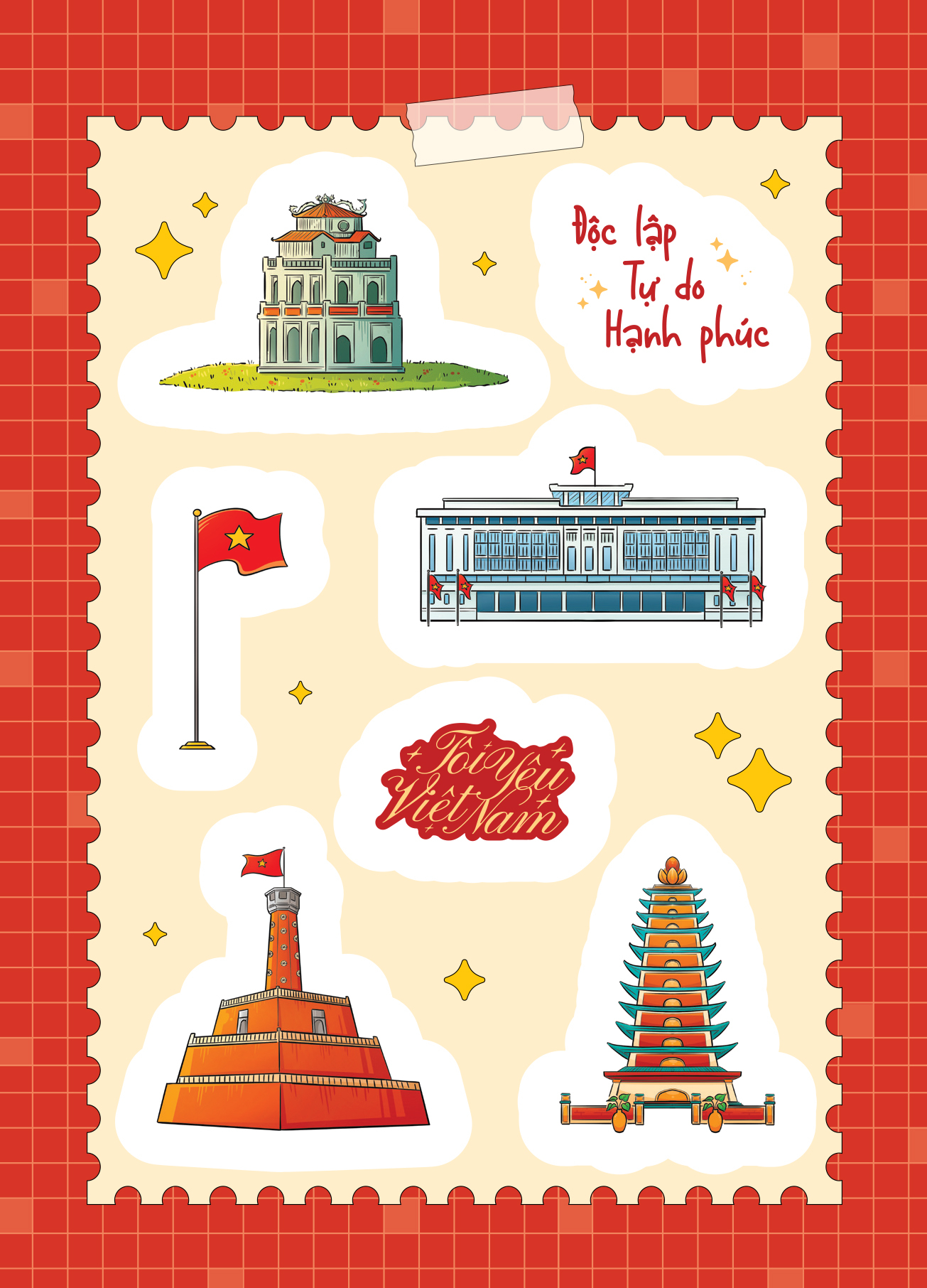 Viet Nam Trong Toi - To Mau To Quoc - Tang Kem Sticker - Doc Quyen Fahasa