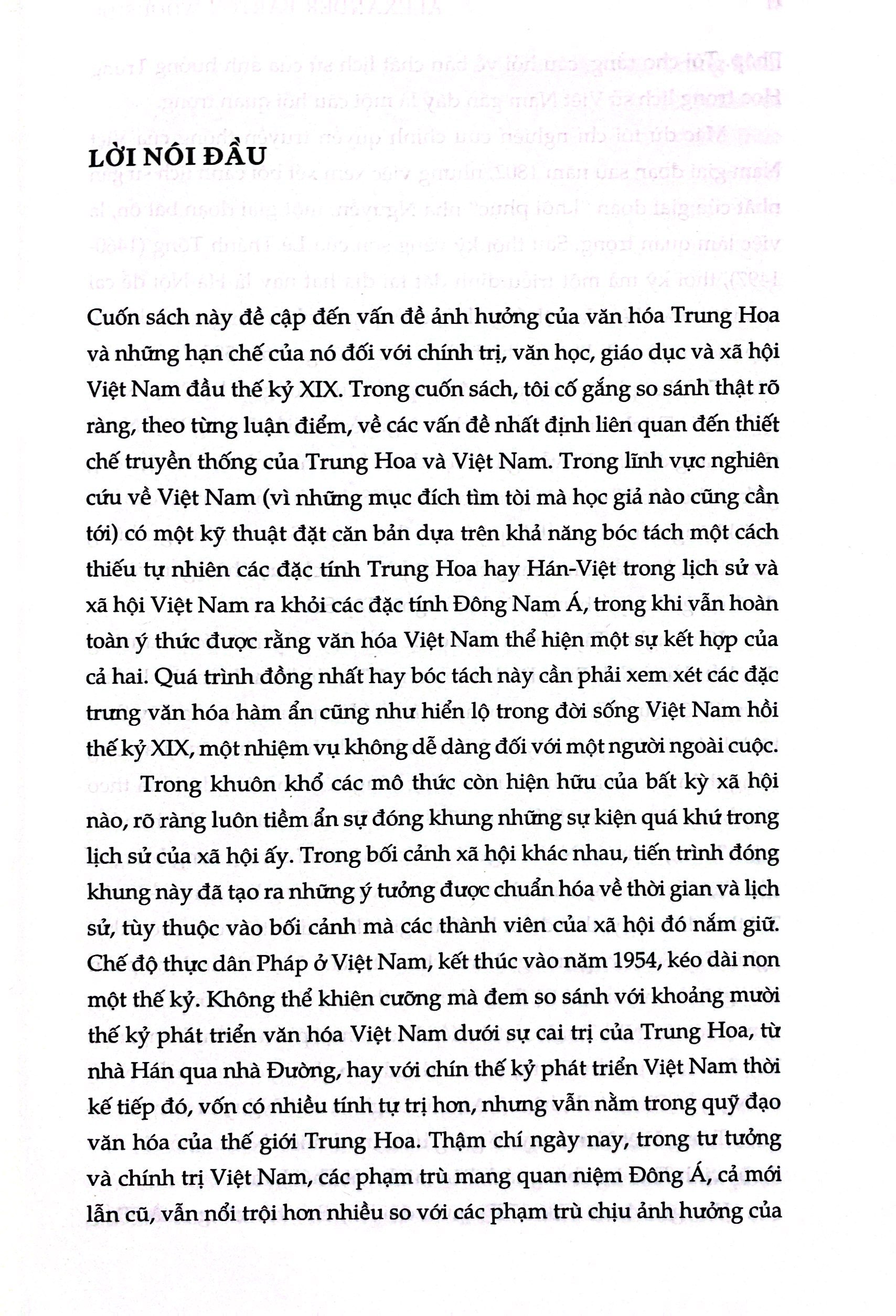việt nam và hình mẫu trung hoa - nghiên cứu so sánh về chính quyền dân sự nhà nguyễn và nhà thanh nửa đầu thế kỷ xix