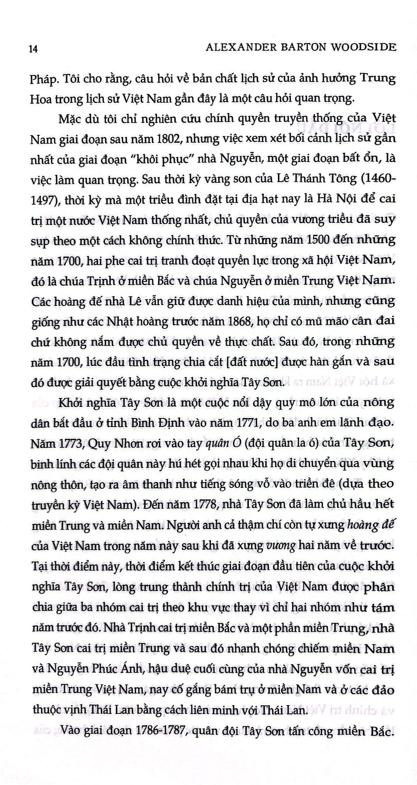 việt nam và hình mẫu trung hoa - nghiên cứu so sánh về chính quyền dân sự nhà nguyễn và nhà thanh nửa đầu thế kỷ xix