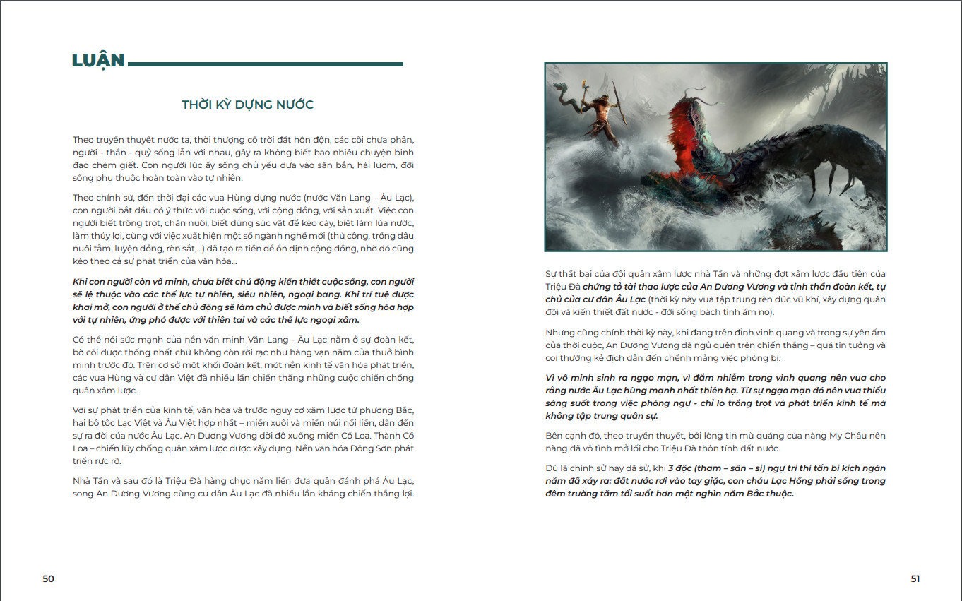 việt sử kiêu hùng - quyển 1 - bìa cứng - tặng kèm tranh việt sử 4000 năm