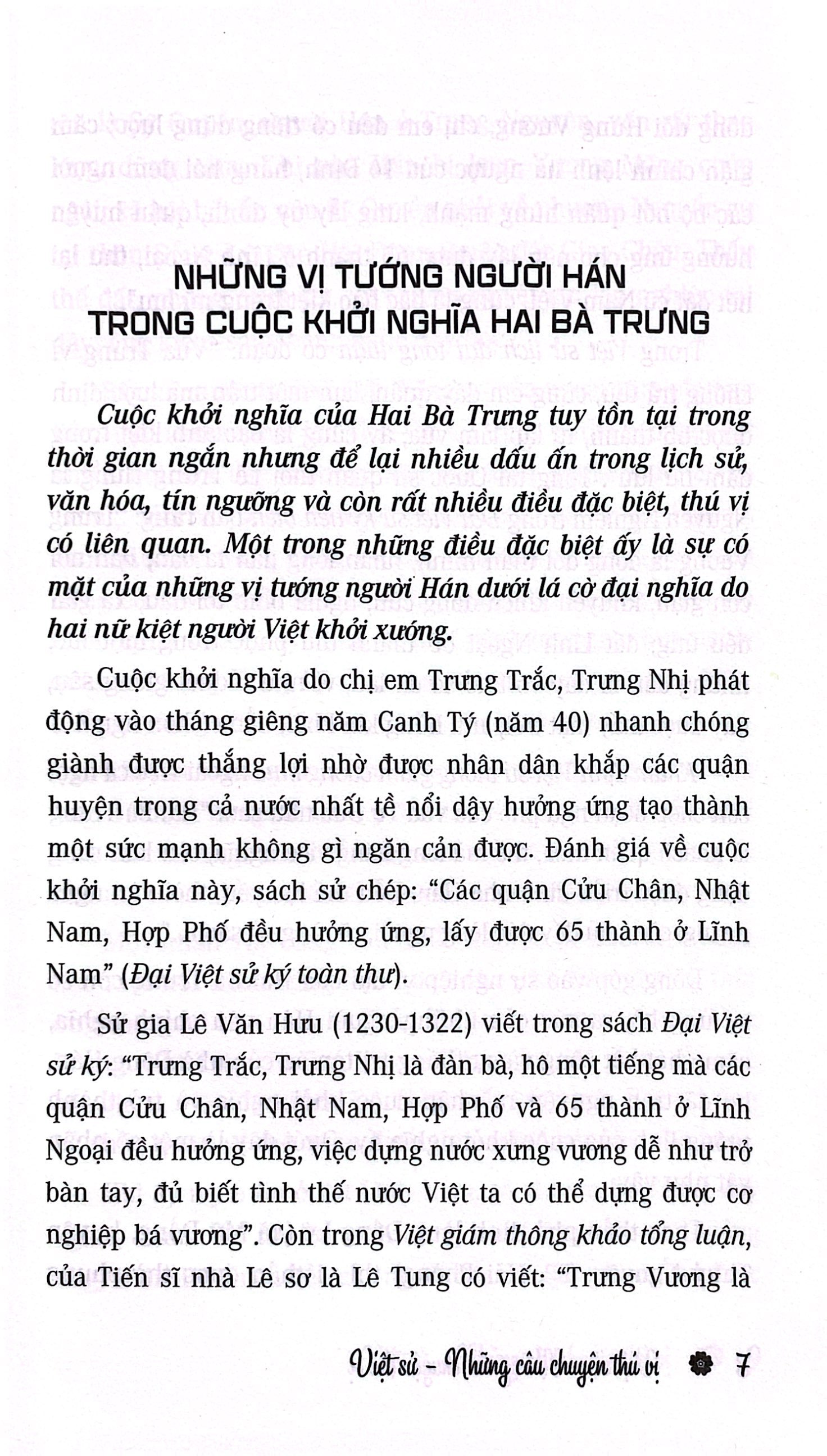 việt sử những câu chuyện thú vị (tái bản 2023)