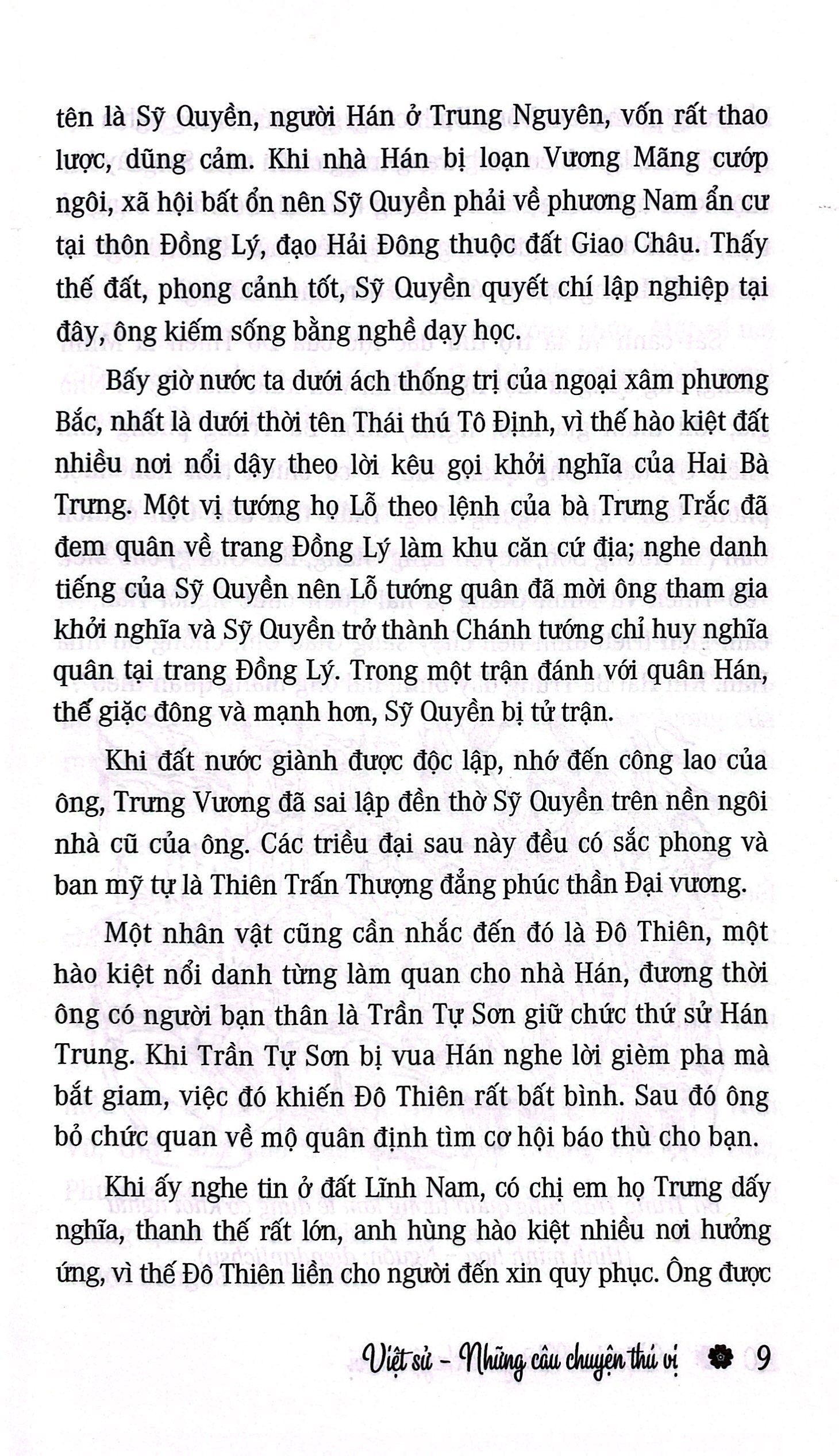 việt sử những câu chuyện thú vị (tái bản 2023)