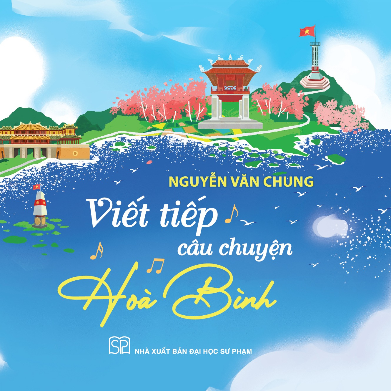 Viet Tiep Cau Chuyen Hoa Binh - Bia Cung - Tang Kem Postcard Kem Chu Ky Tac Gia