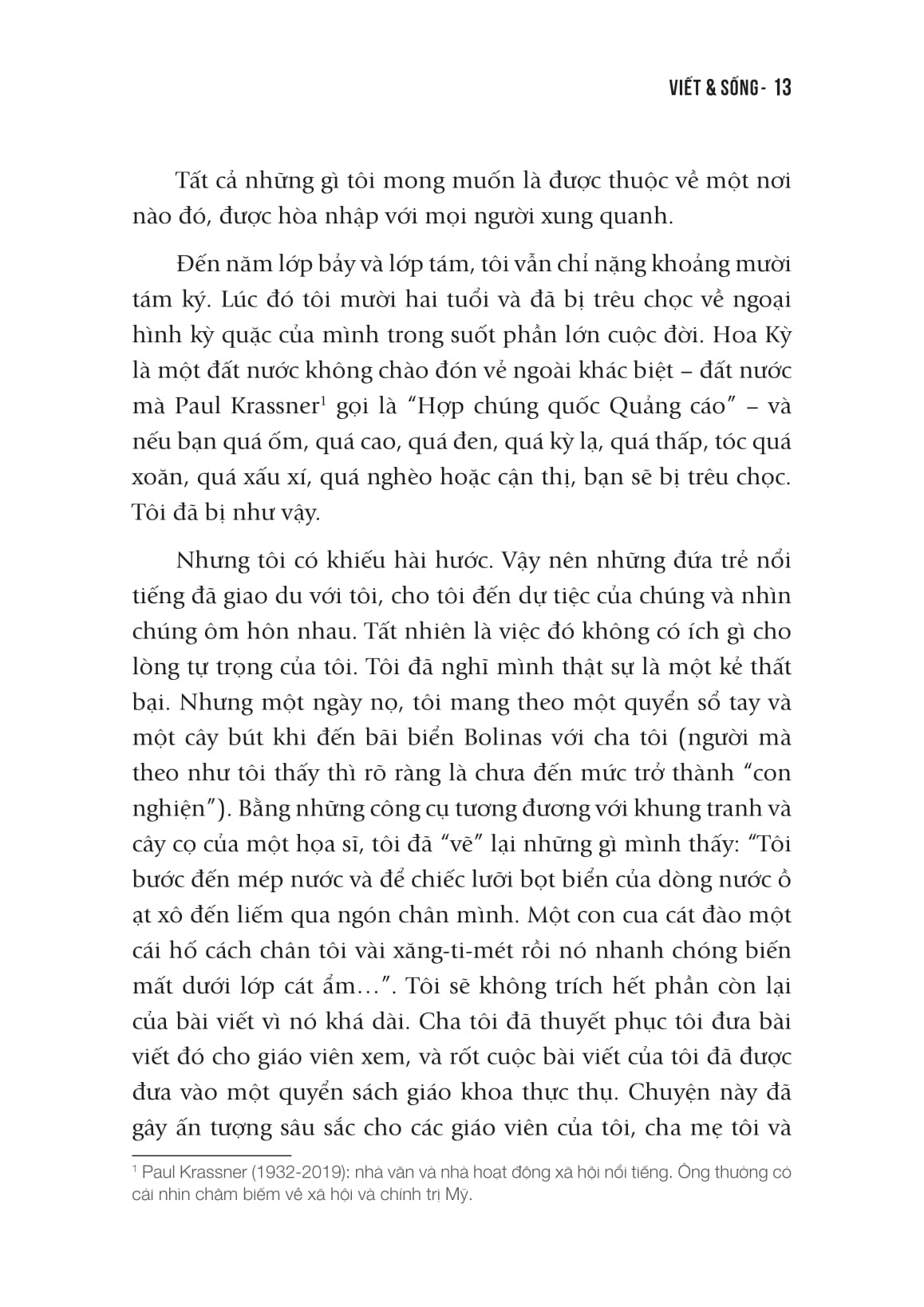 Viet Va Song - Bird By Bird - Nhung Chia Se Thiet Thuc Ve Cach Viet Va Cach Song