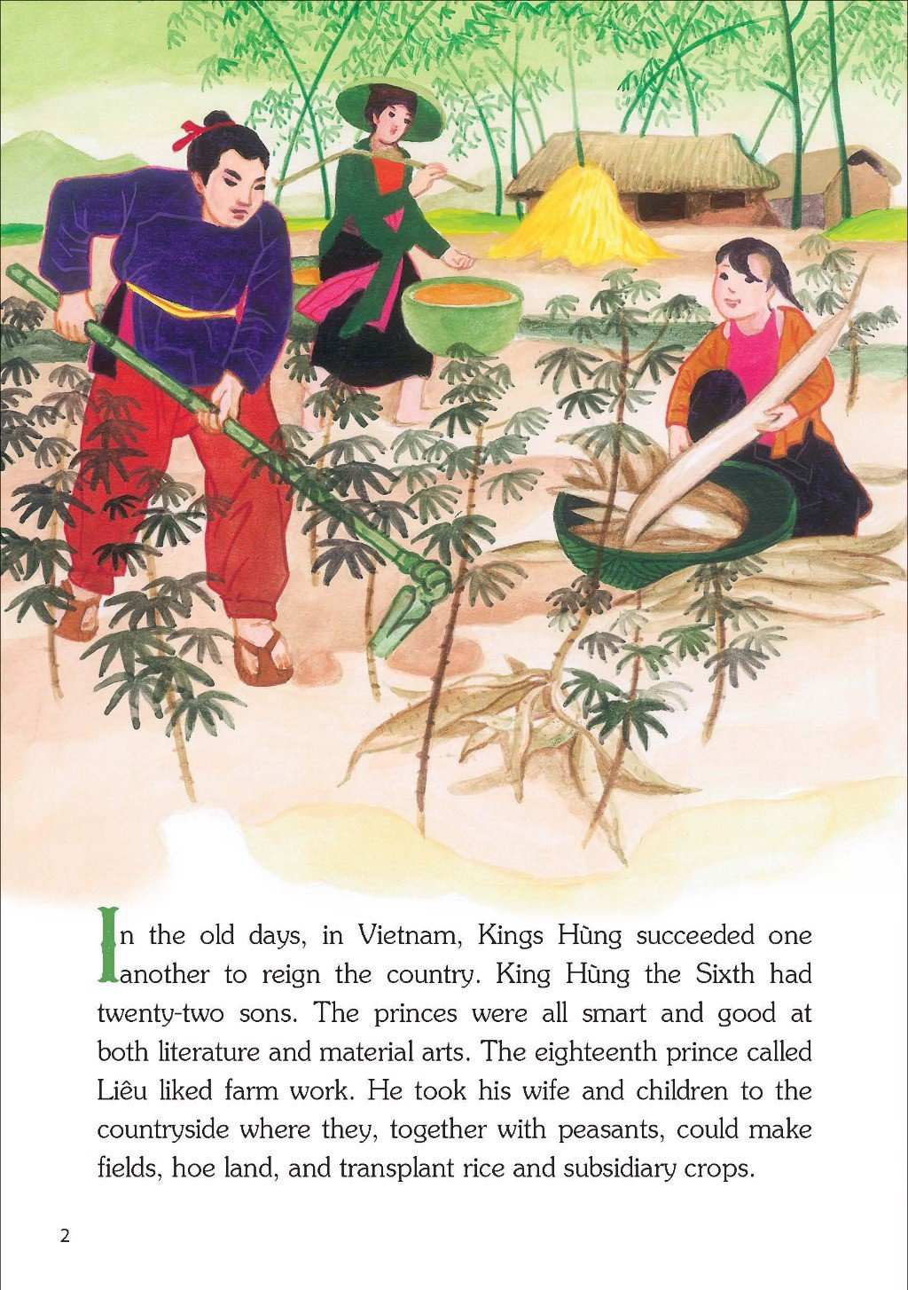 vietnamese folklore - square and round rice cakes - sự tích bánh chưng, bánh dày