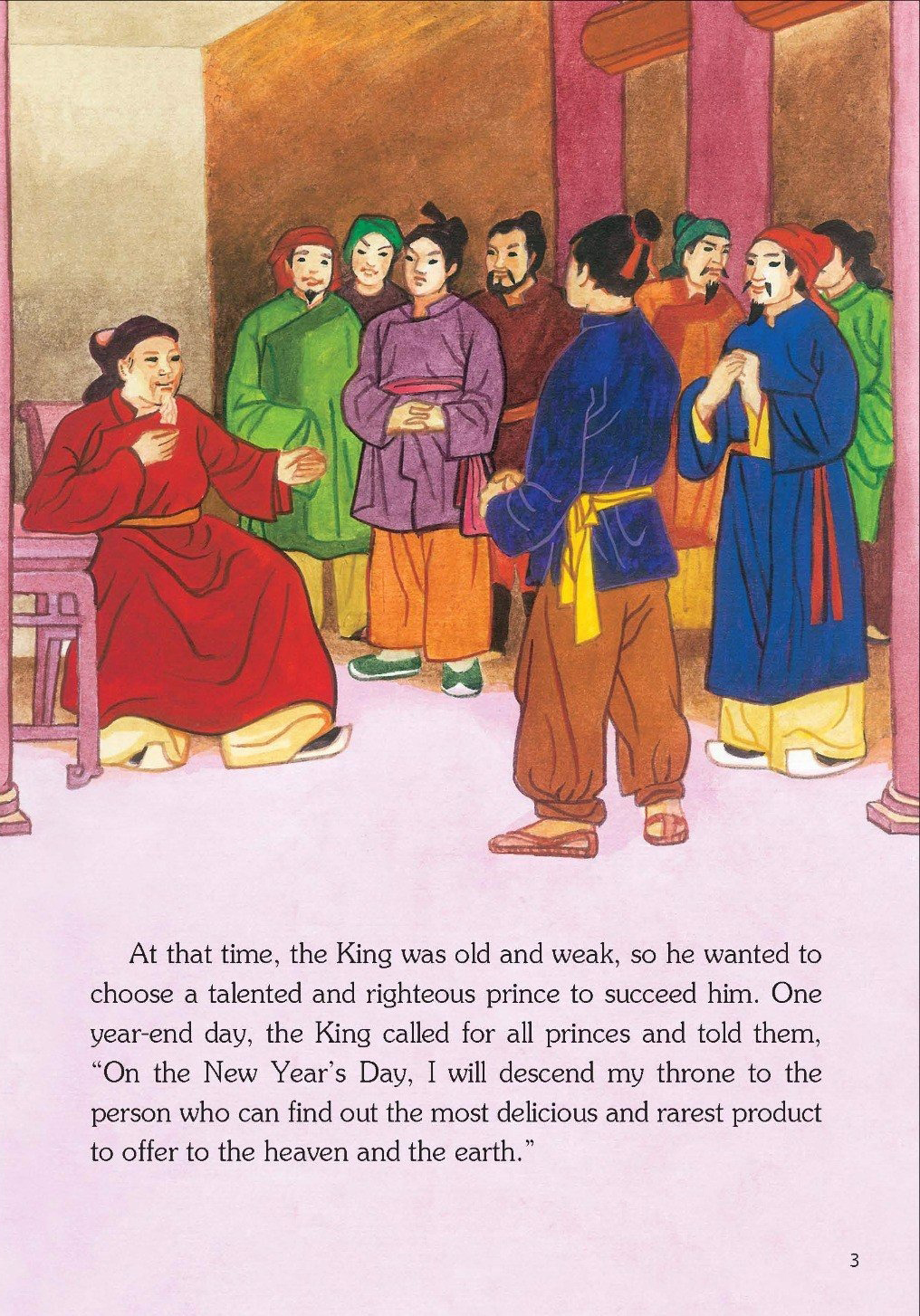 vietnamese folklore - square and round rice cakes - sự tích bánh chưng, bánh dày