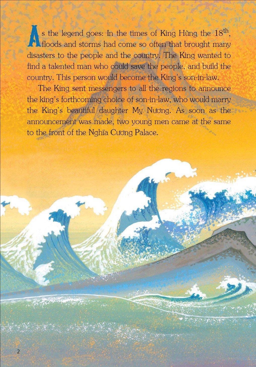 vietnamese folklore - the legend of mountain and water genies - sơn tinh, thủy tinh