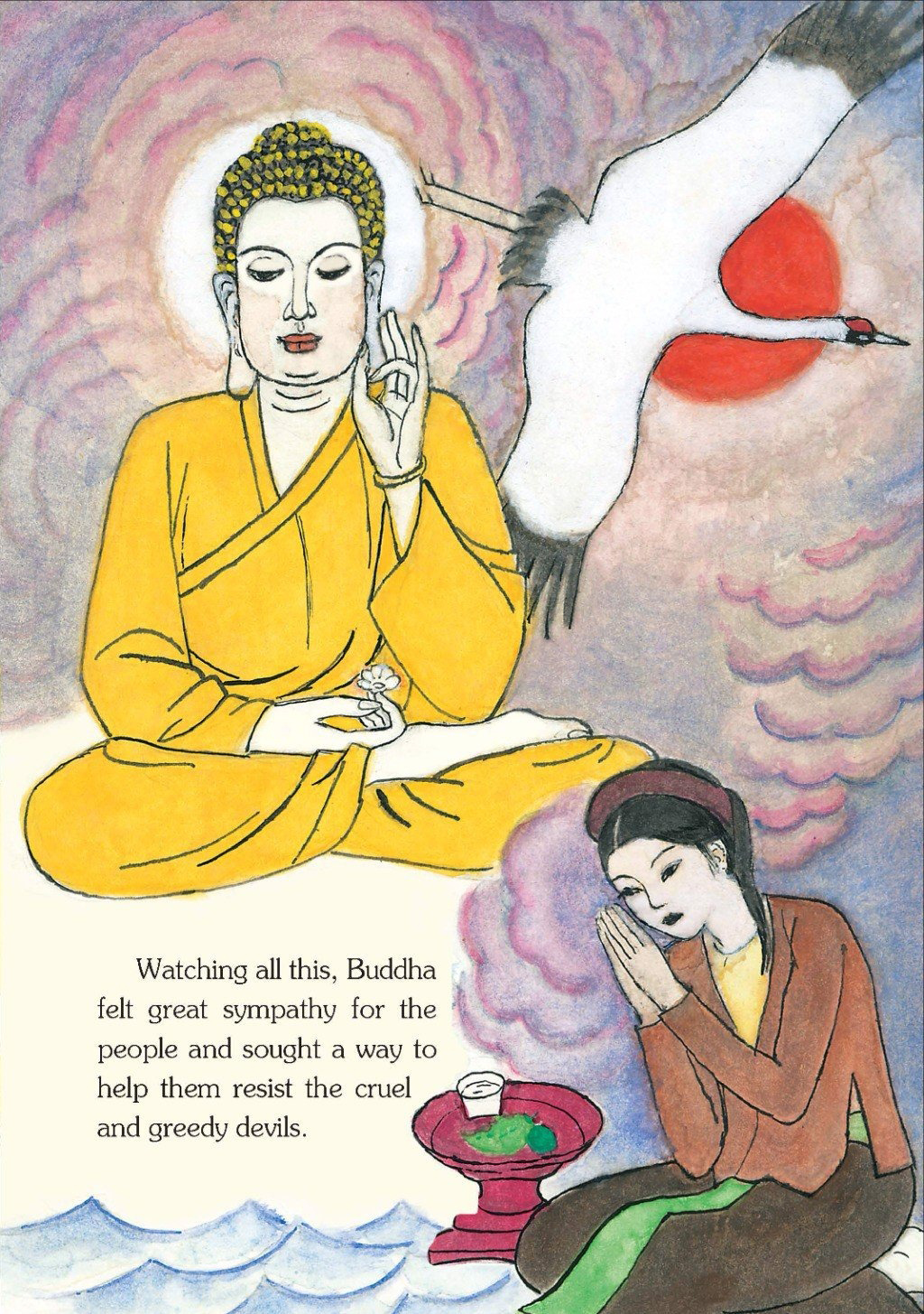 vietnamese folklore - the new year pole - sự tích cây nêu ngày tết