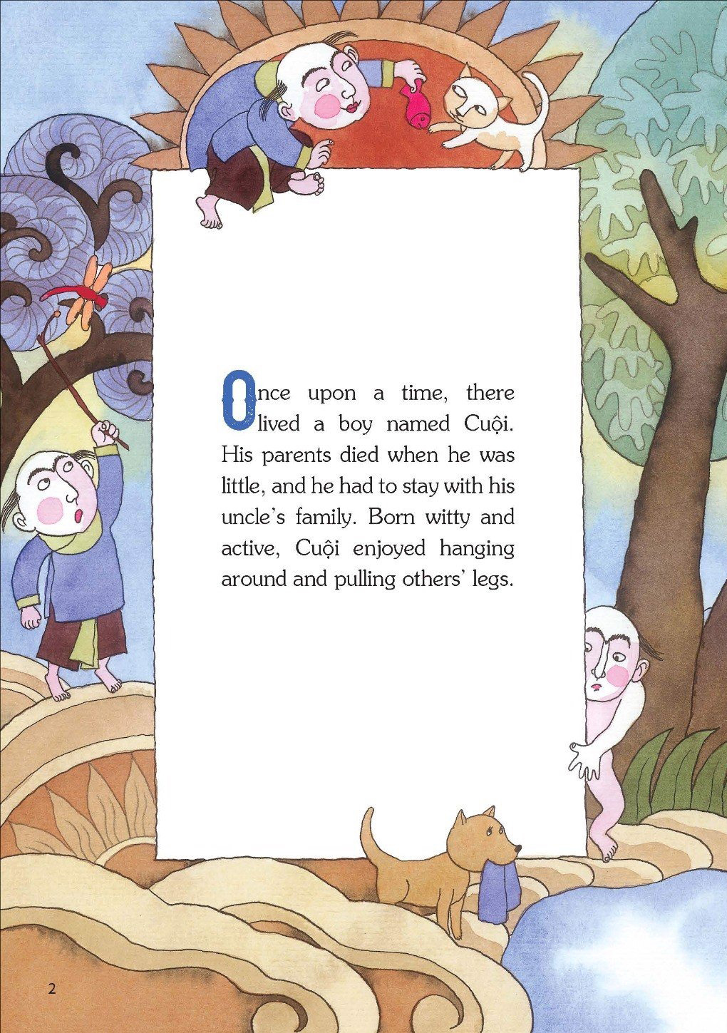 vietnamese folklore - the story of a man in the moon - sự tích chú cuội cung trăng