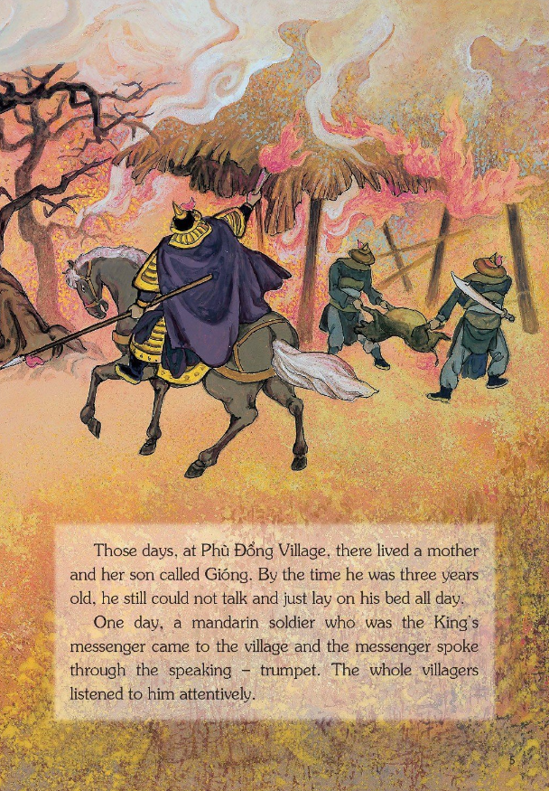 vietnamese folklore - the story of saint gióng - chuyện ông gióng