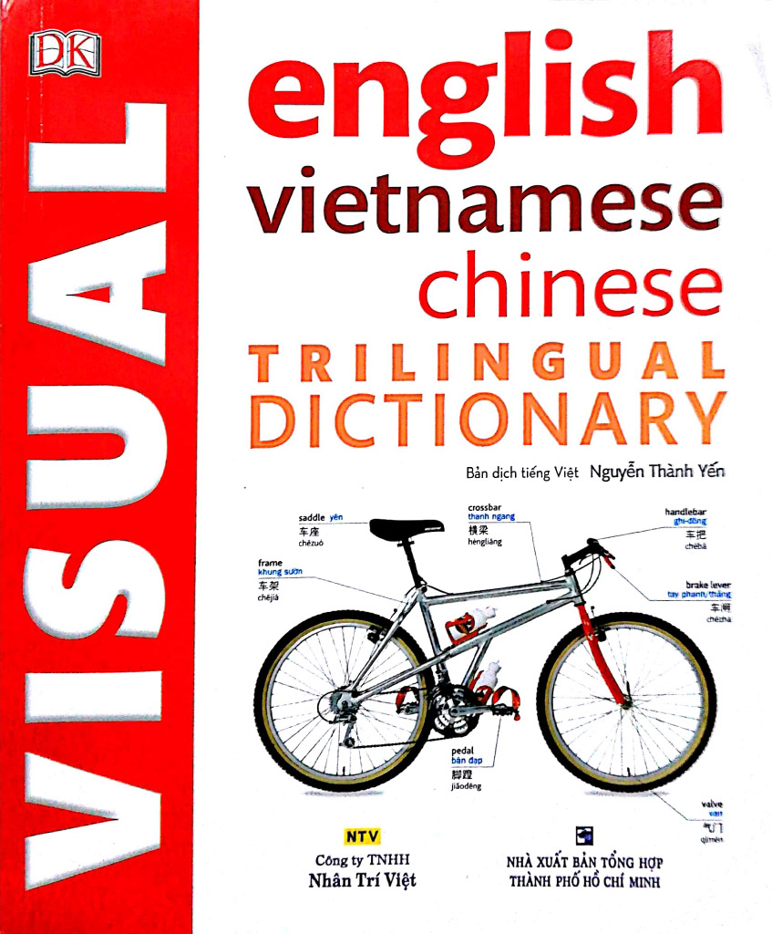 visual english vietnamese chinese trillingual dictinonary