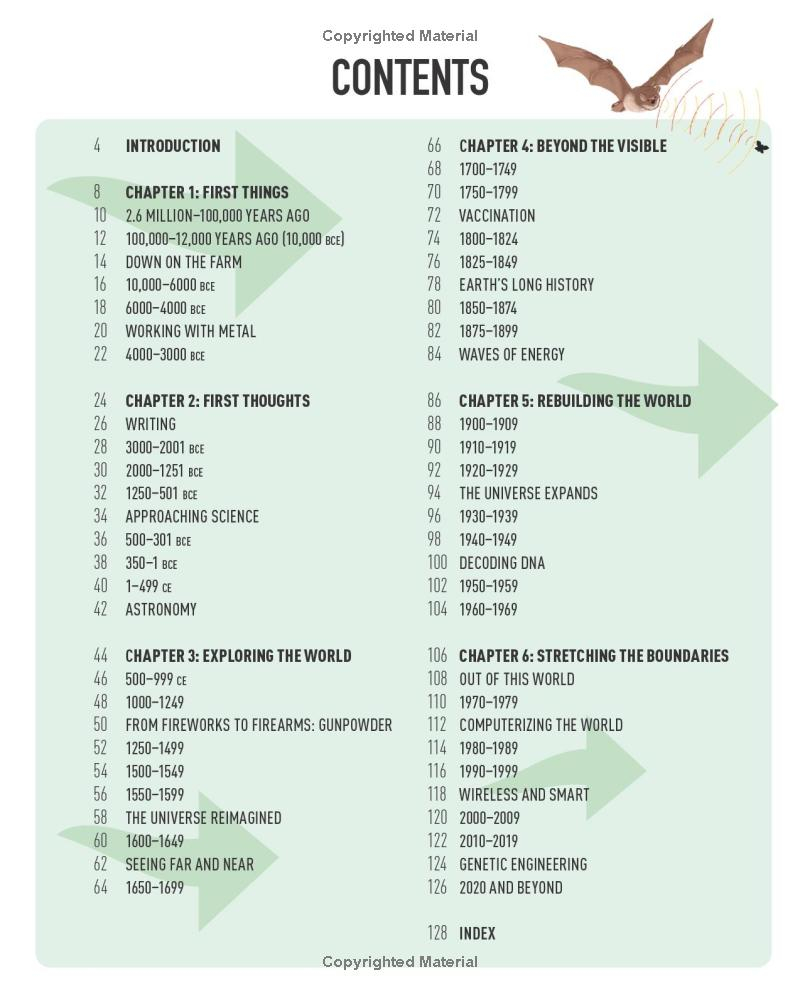 visual timelines - science