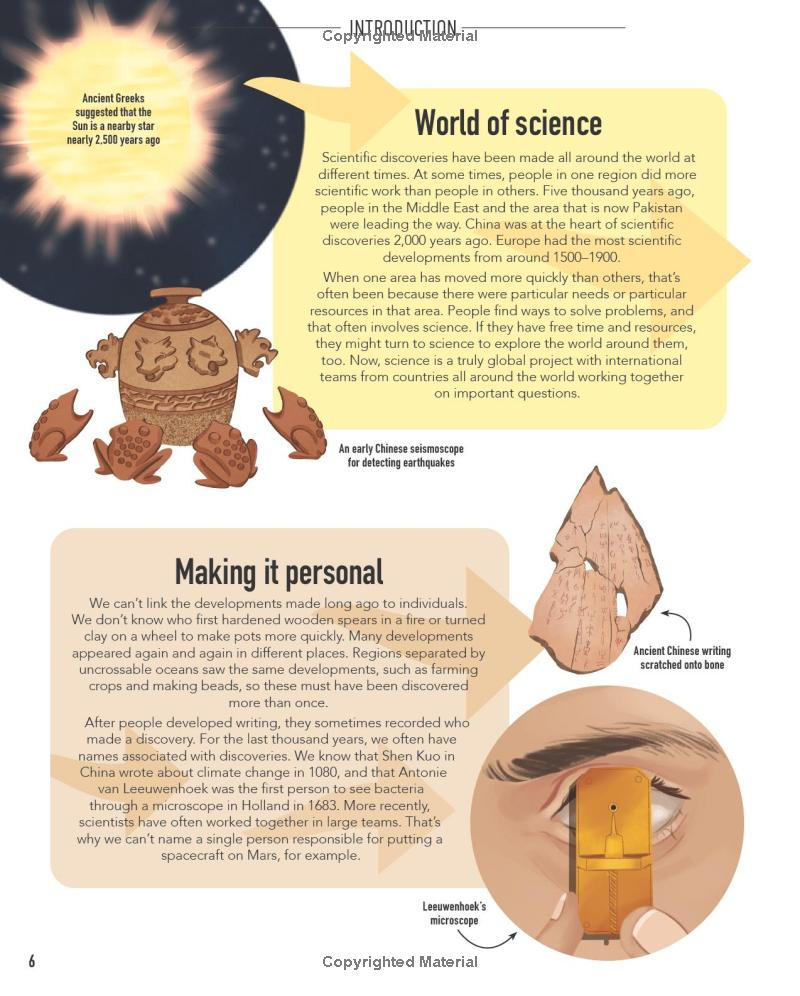 visual timelines - science