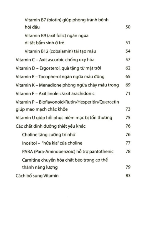 vitamin & khoáng chất (tái bản 2022)