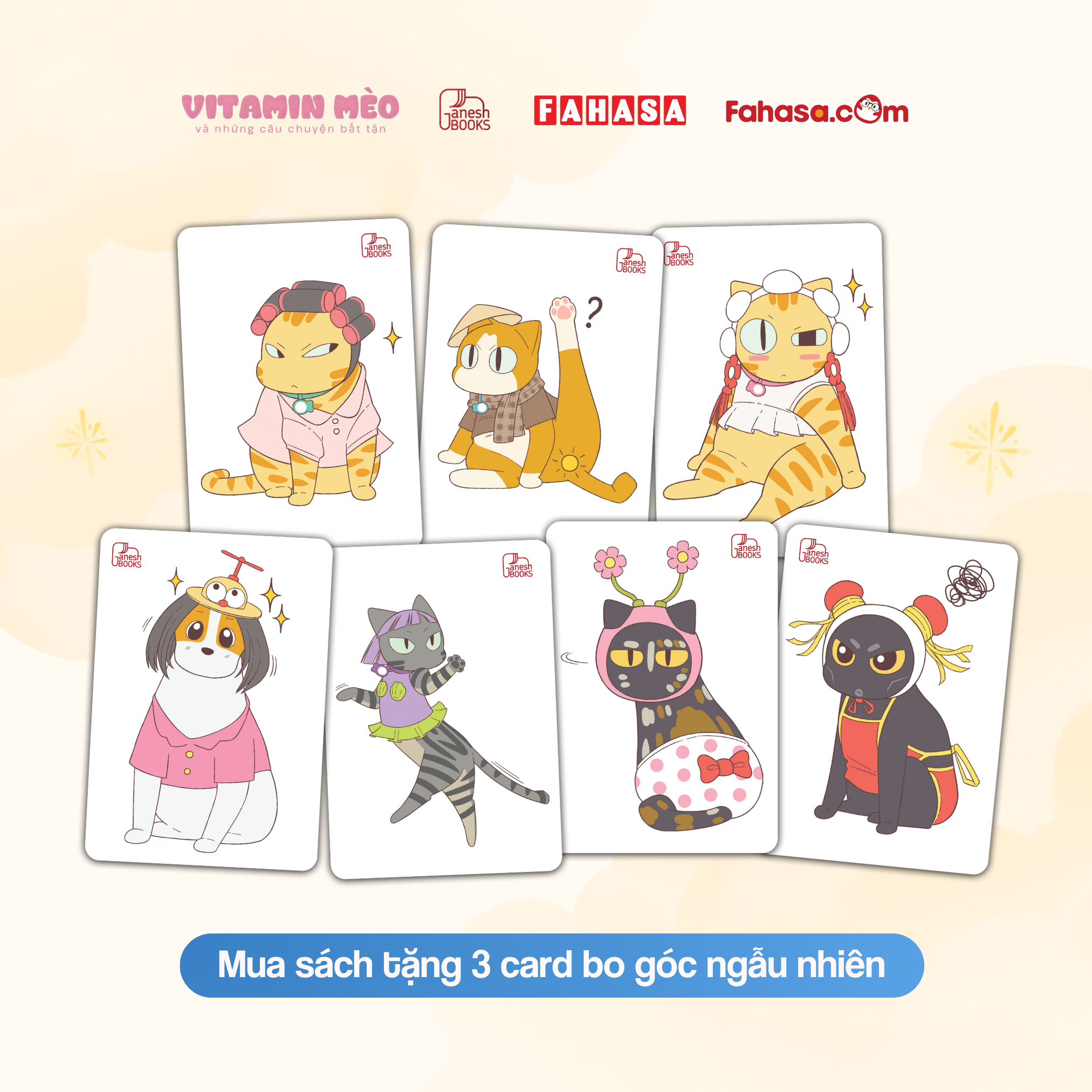 Vitamin Mèo Và Những Câu Chuyện Bất Tận - Tặng Kèm Random 3 Trong 7 Mẫu - Độc Quyền Fahasa