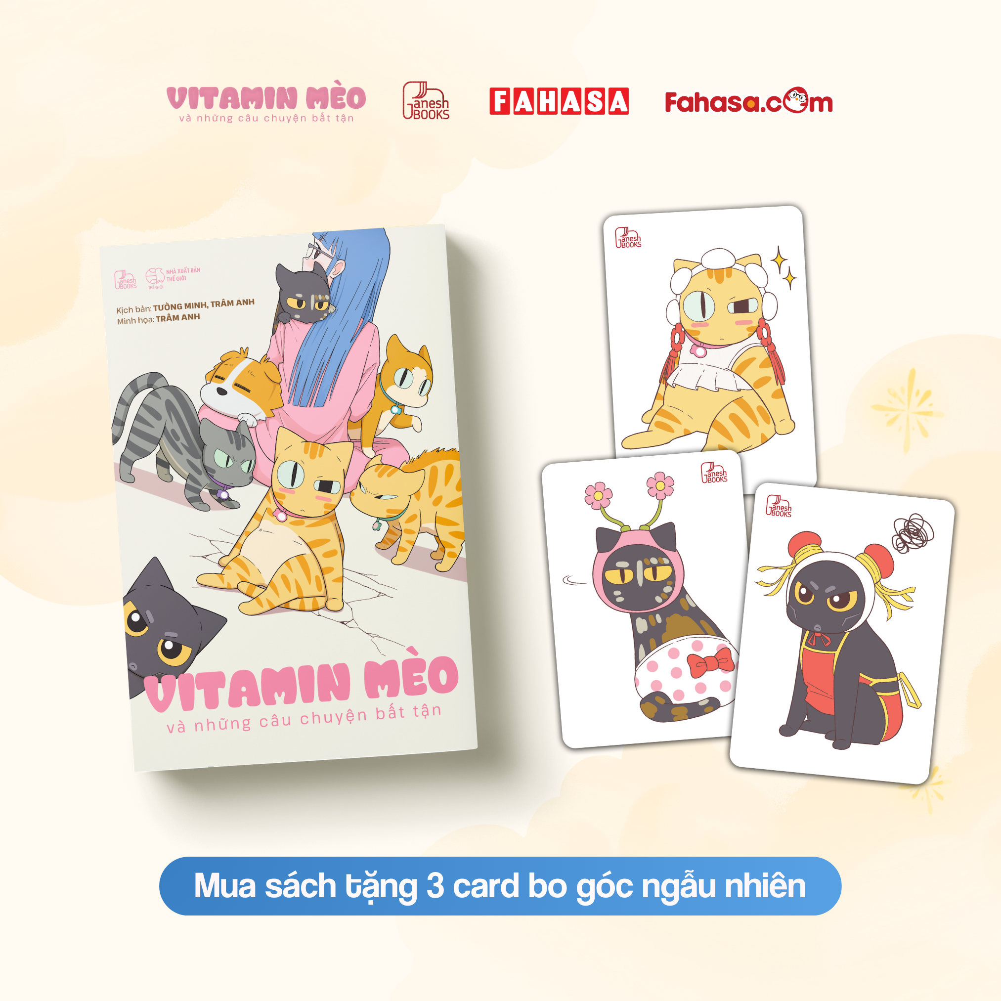 Vitamin Mèo Và Những Câu Chuyện Bất Tận - Tặng Kèm Random 3 Trong 7 Mẫu - Độc Quyền Fahasa