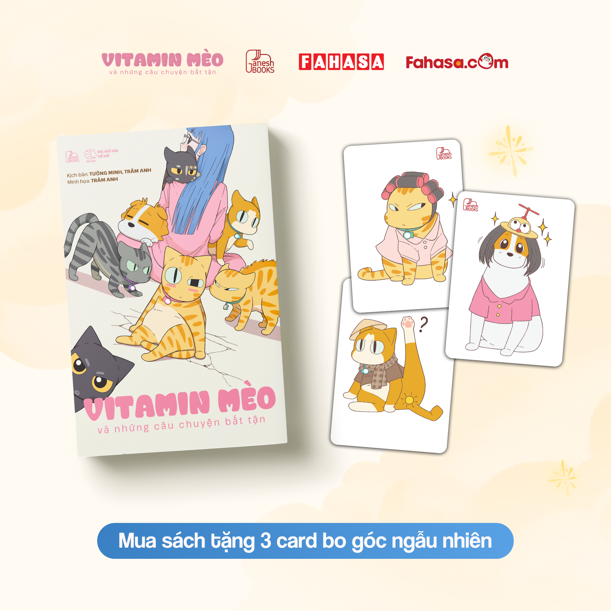 Vitamin Mèo Và Những Câu Chuyện Bất Tận - Tặng Kèm Random 3 Trong 7 Mẫu - Độc Quyền Fahasa