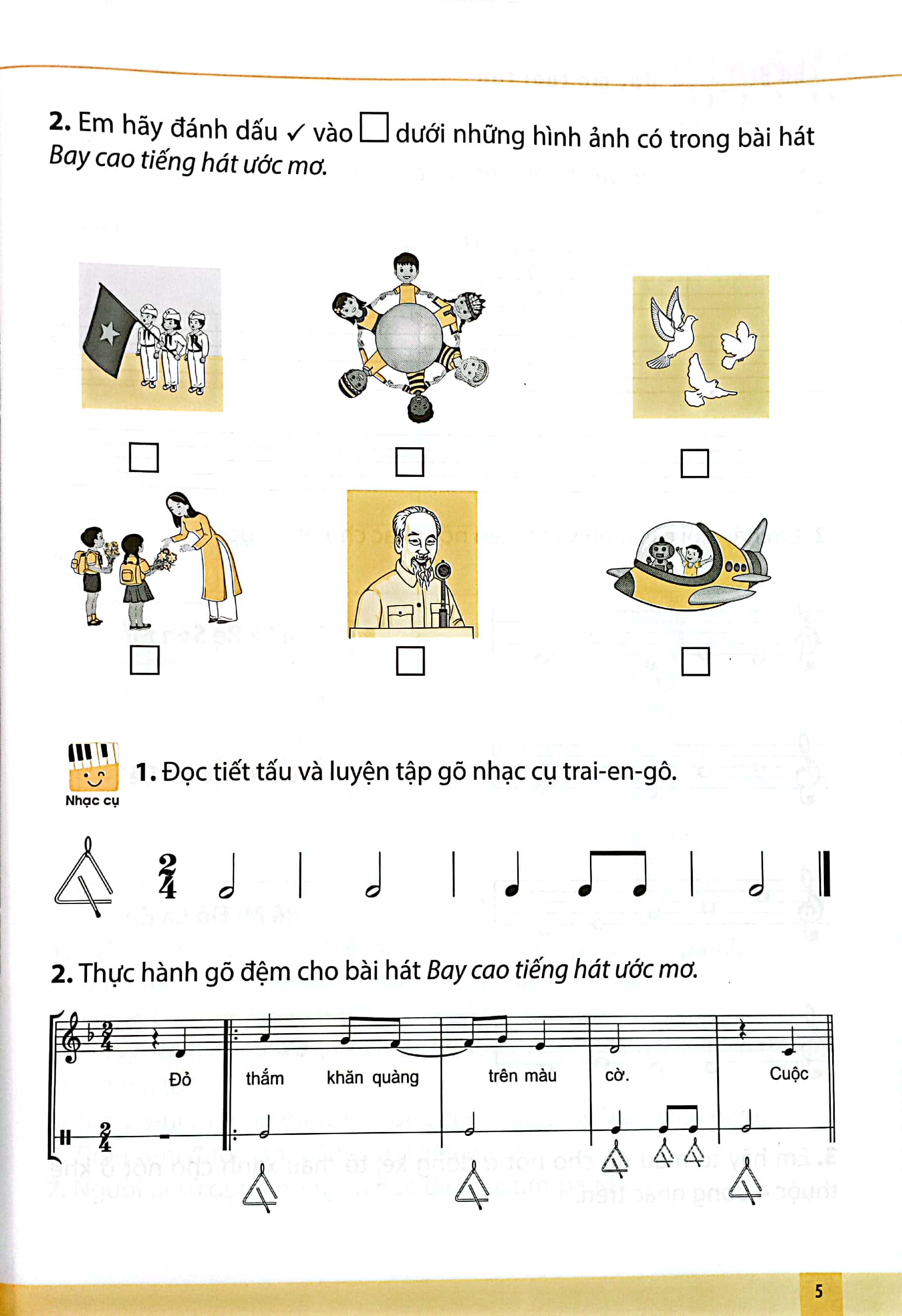 vở bài tập âm nhạc 4 (chân trời) (chuẩn)