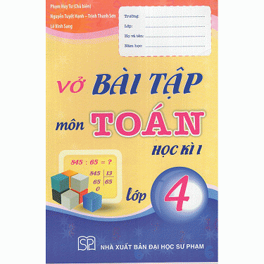 vở bài tập môn toán học kì 1 (lớp 4)