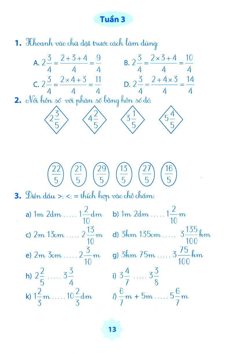vở bài tập môn toán học kì 1 (lớp 5)