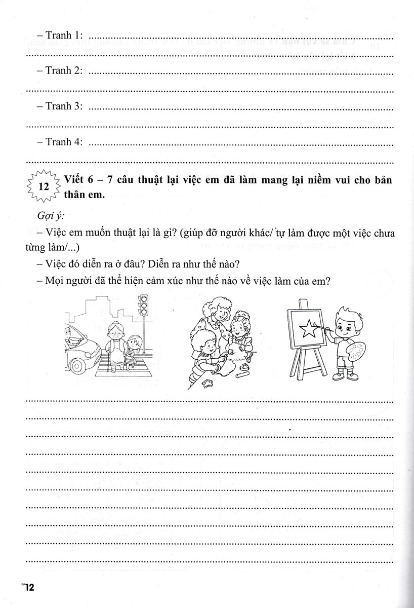 vở bài tập nâng cao tiếng việt 3 - tập 1 (biên soạn theo chương trình giáo dục phổ thông mới - định hướng phát triển năng lực)