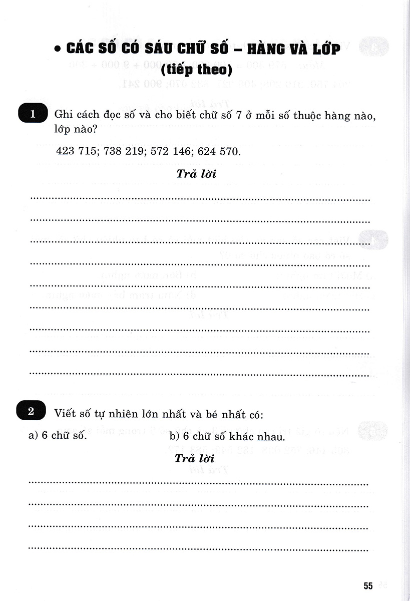 vở bài tập nâng cao toán 4 - tập 1 (bám sát sgk chân trời sáng tạo)