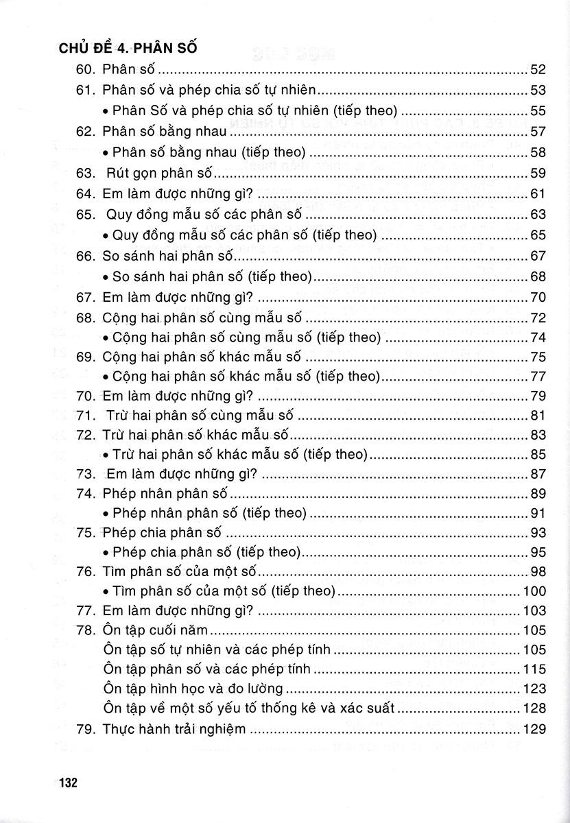 vở bài tập nâng cao toán 4 - tập 2 (bám sát sgk chân trời sáng tạo)