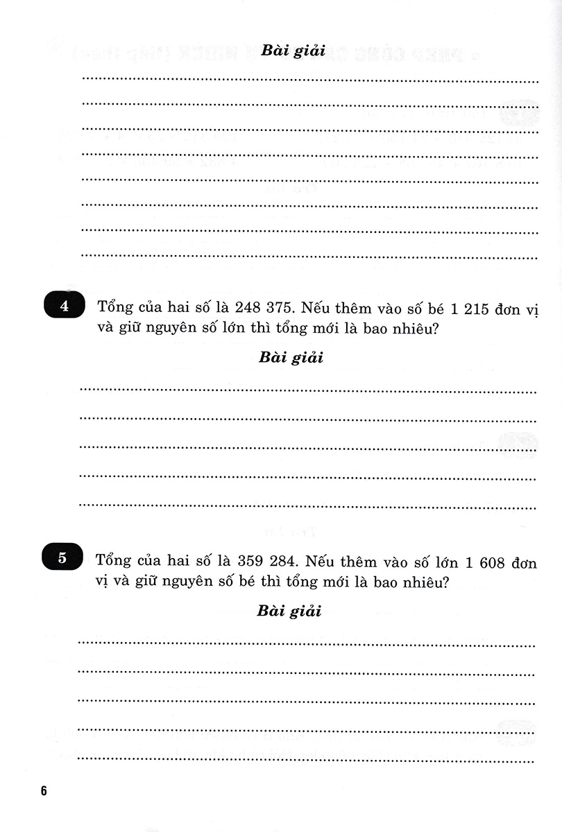 vở bài tập nâng cao toán 4 - tập 2 (bám sát sgk chân trời sáng tạo)