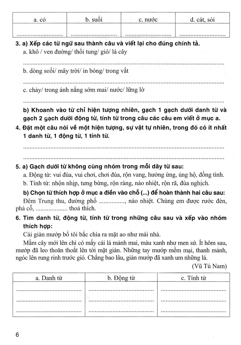 Vở Bài Tập Nâng Cao Từ Và Câu Lớp 5