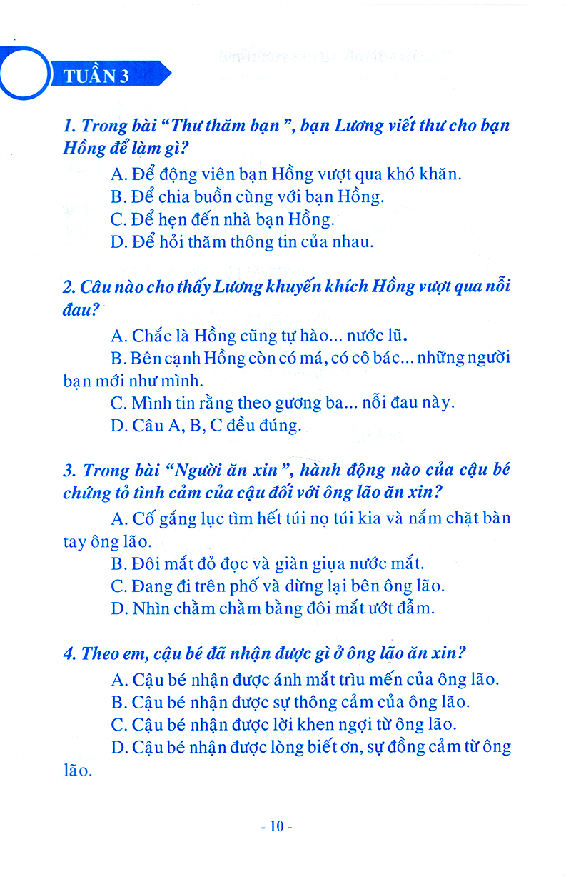 vở bài tập tiếng việt - lớp 4 (tập 1)