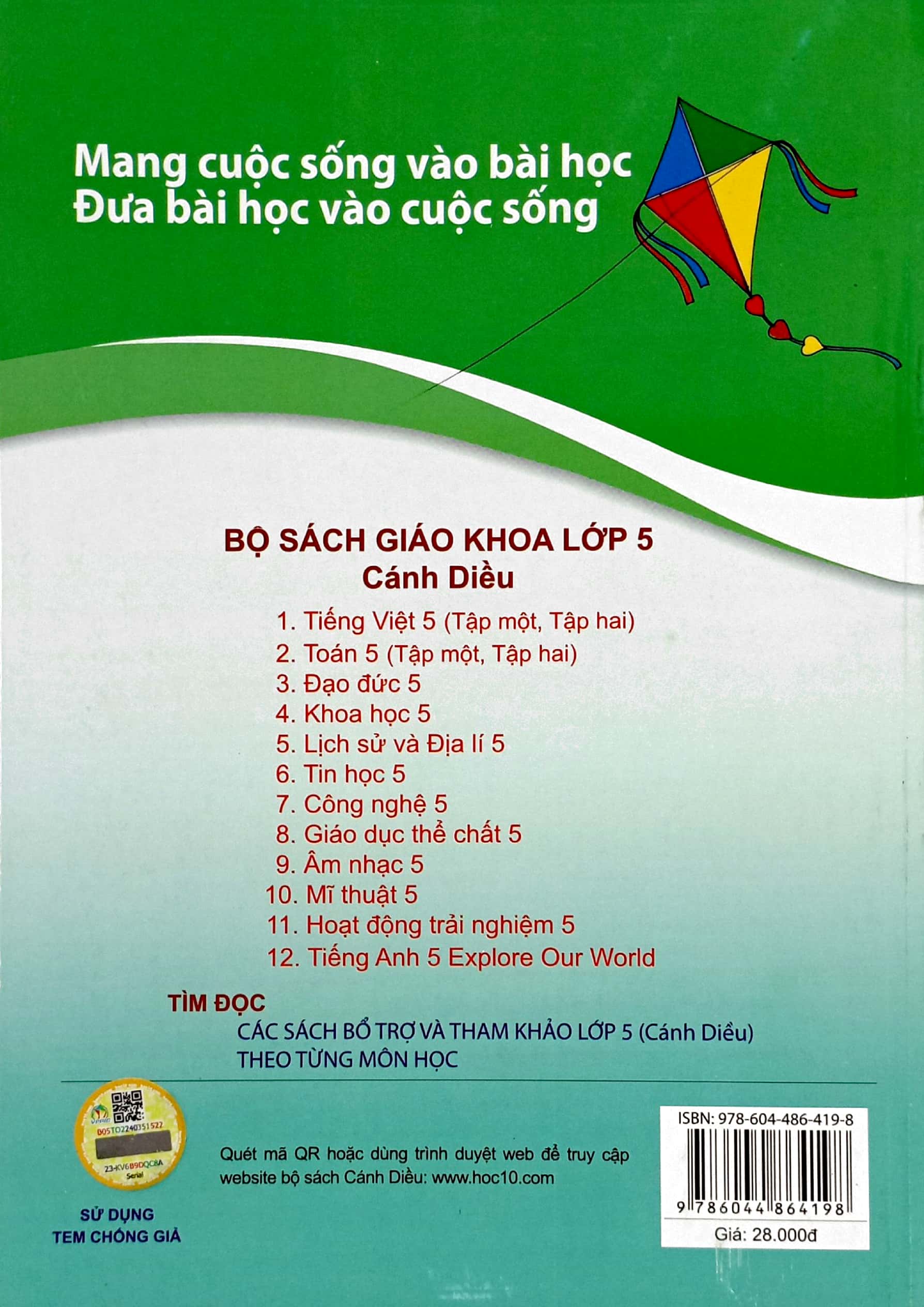 vở bài tập toán 5 - tập 1 (cánh diều) (chuẩn)