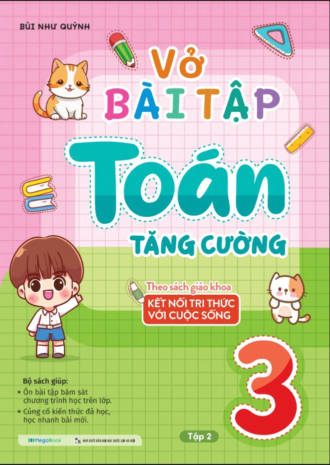 vở bài tập toán tăng cường 3 - tập 2 (theo sách giáo khoa kết nối tri thức với cuộc sống)