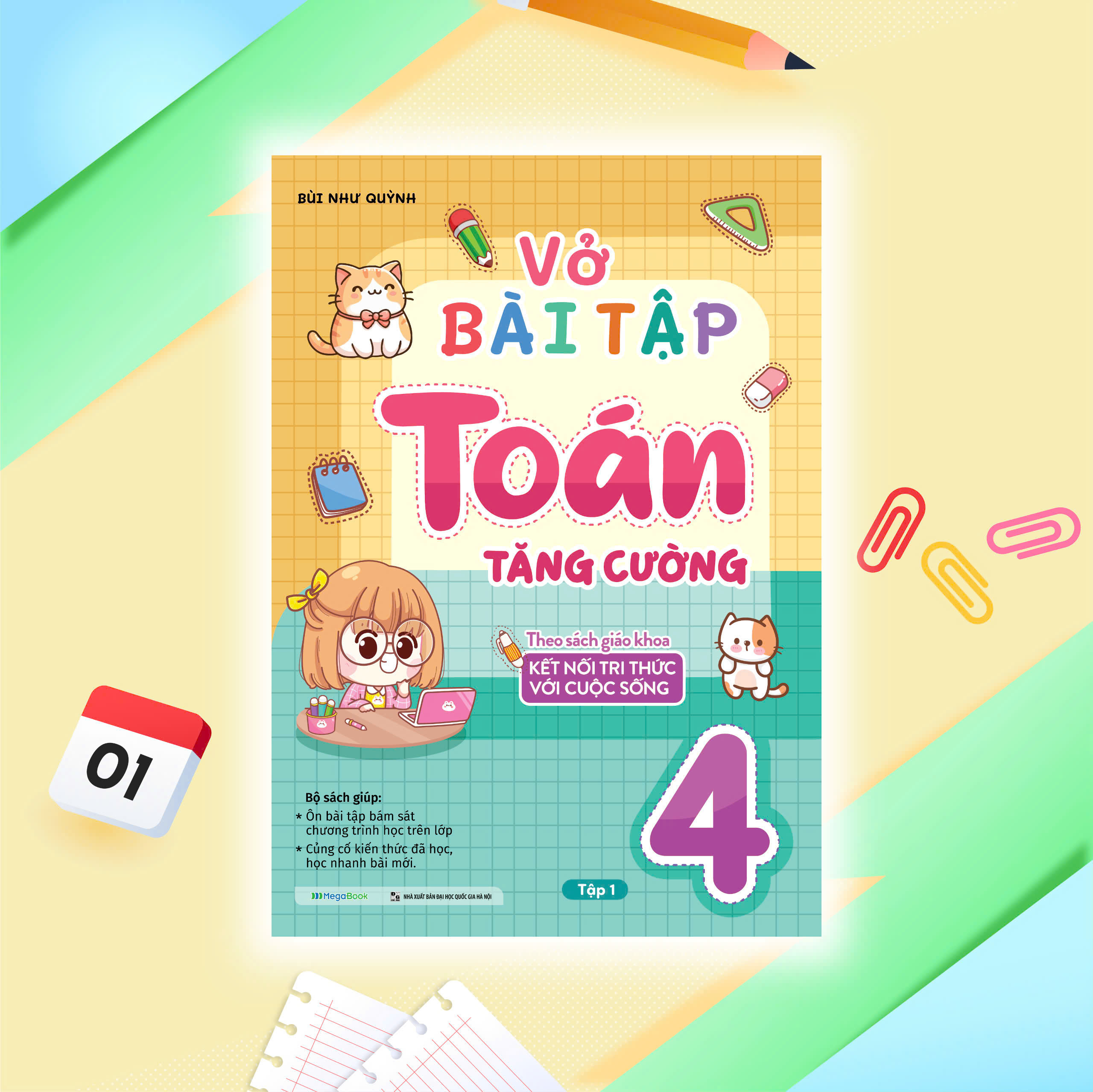 vở bài tập toán tăng cường lớp 4 - tập 1 (theo sách giáo khoa kết nối tri thức với cuộc sống)