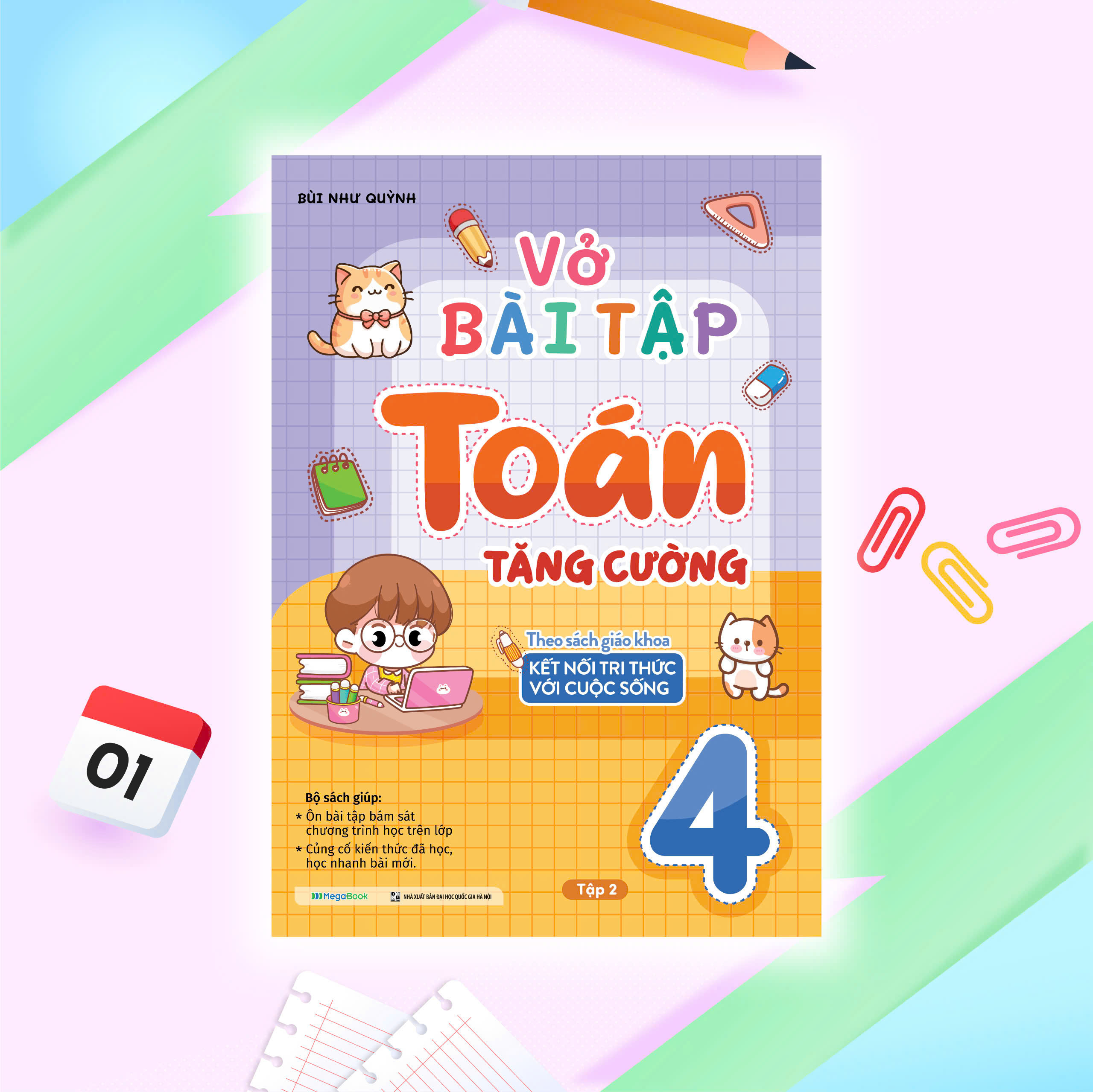 vở bài tập toán tăng cường lớp 4 - tập 2 (theo sách giáo khoa kết nối tri thức với cuộc sống)