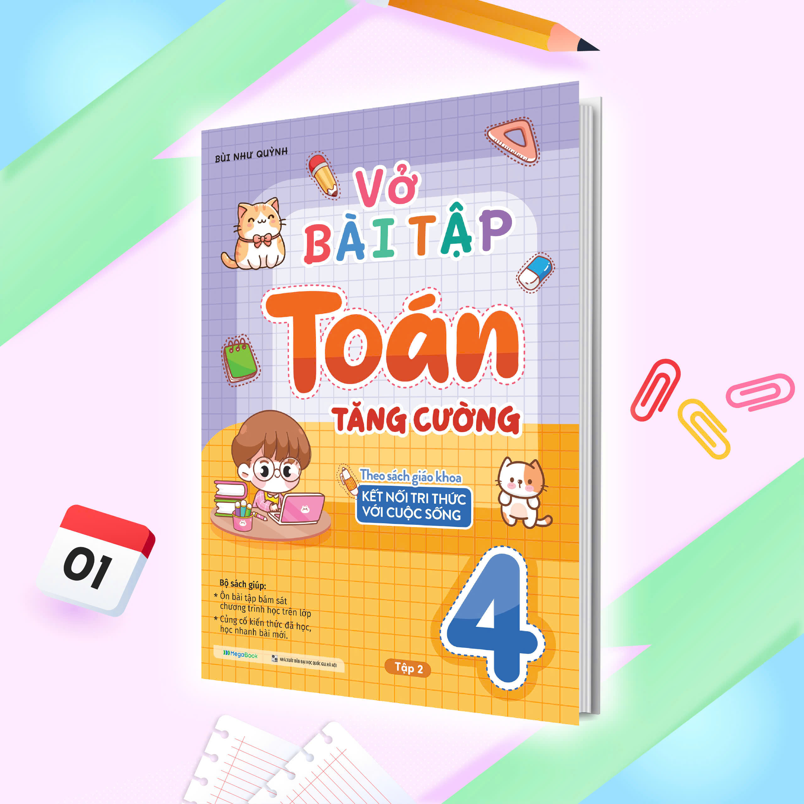 vở bài tập toán tăng cường lớp 4 - tập 2 (theo sách giáo khoa kết nối tri thức với cuộc sống)