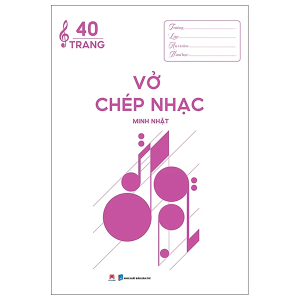 vở chép nhạc 40 trang