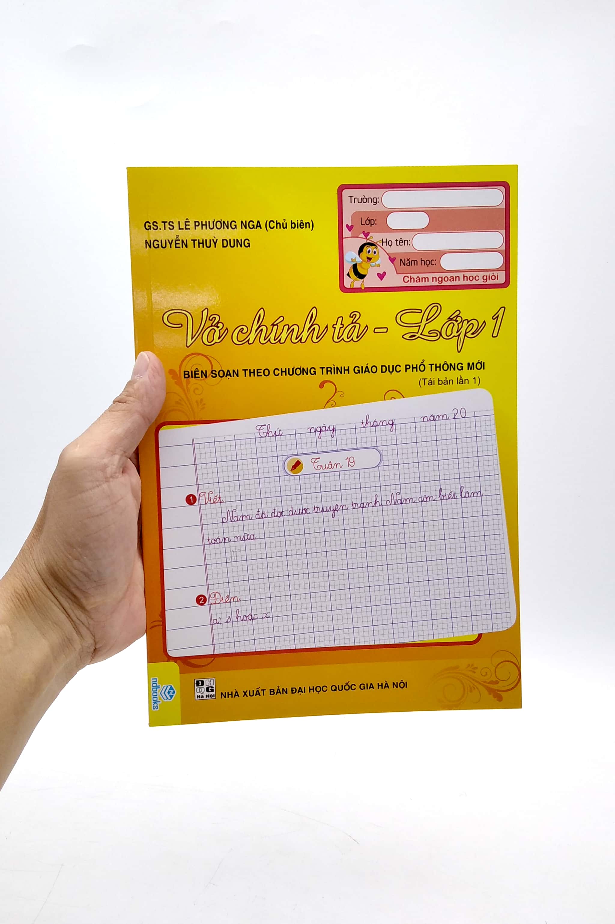 vở chính tả - lớp 1 (biên soạn theo chương trình giáo dục phổ thông mới)