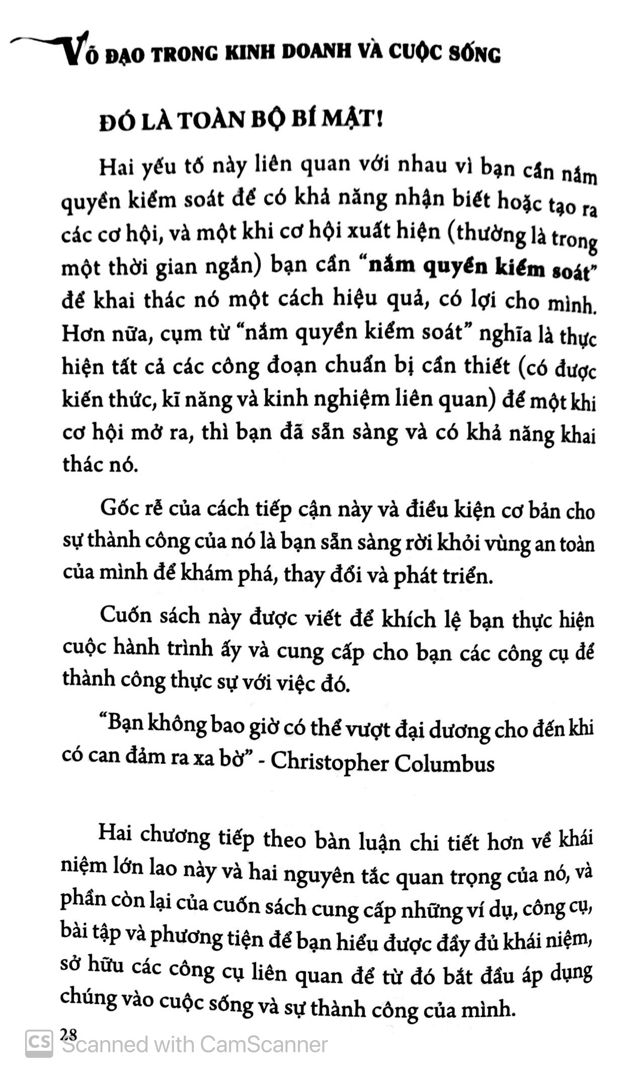 võ đạo trong kinh doanh và cuộc sống