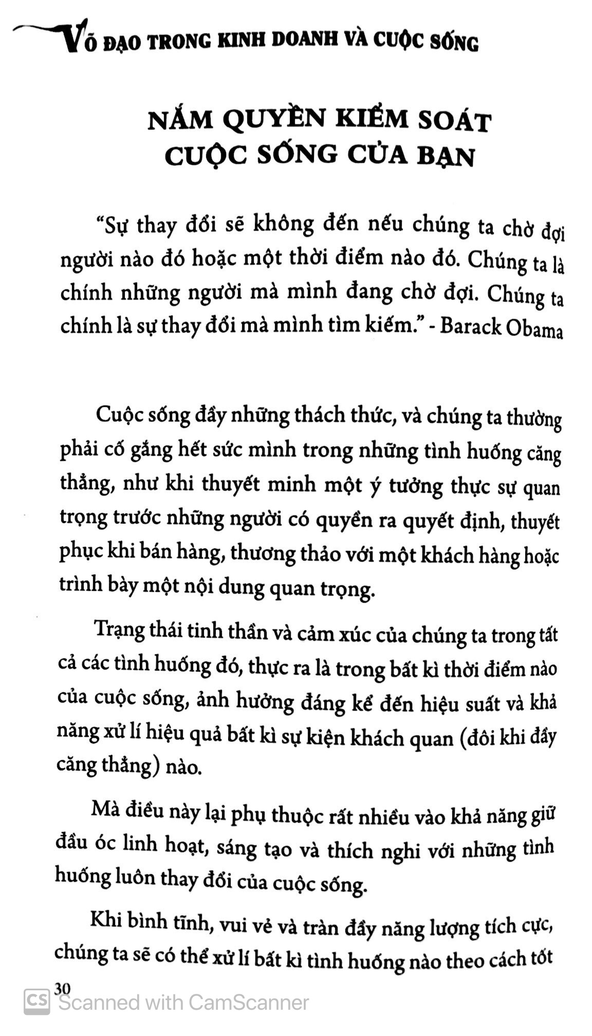 võ đạo trong kinh doanh và cuộc sống